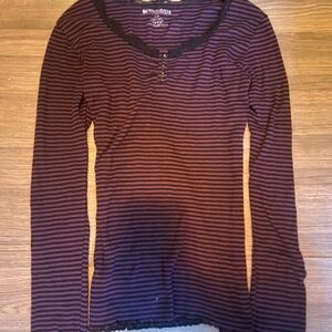 Striped Long Sleeve Top